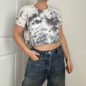 Cropped Tie-Dye Tee